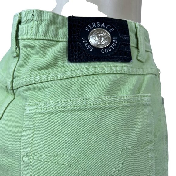 Mint Green Women’s Cotton Blend Skinny Fit Jeans Size 32x46 - Picture 8 of 12